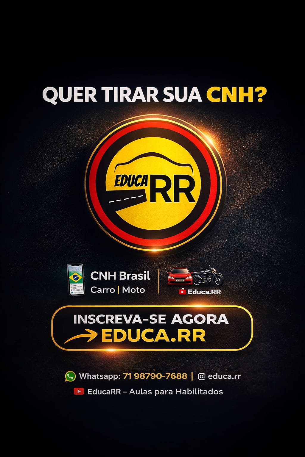 Quer tirar sua CNH com a EducaRR